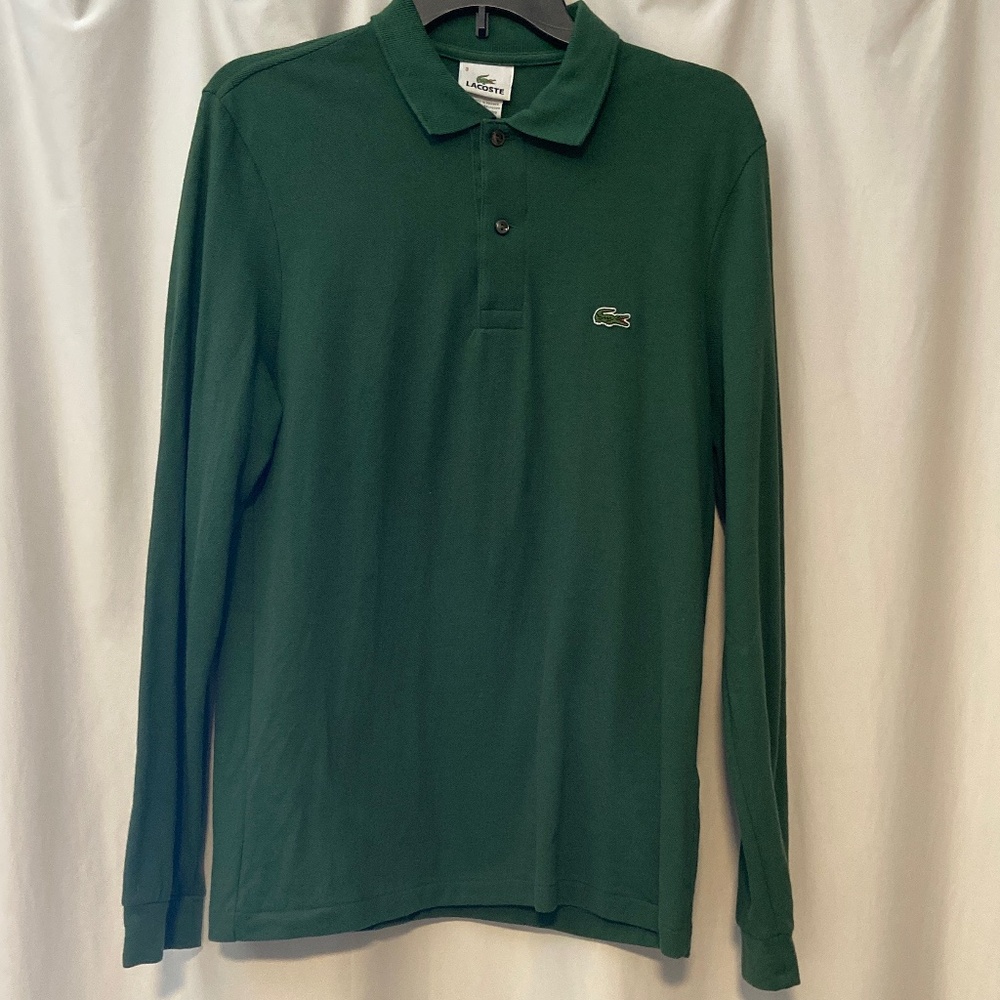 Lacoste long sleeve men polo